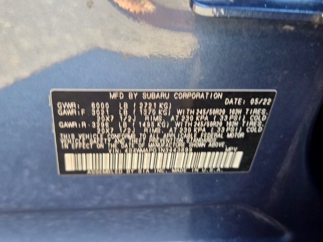 Used 2022 Subaru Ascent Limited w/ Technology Package AWD/4WD image 25