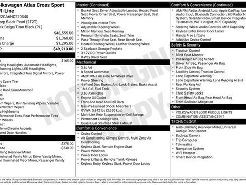 Used 2022 Volkswagen Atlas Cross Sport SEL R-Line AWD/4WD image 11