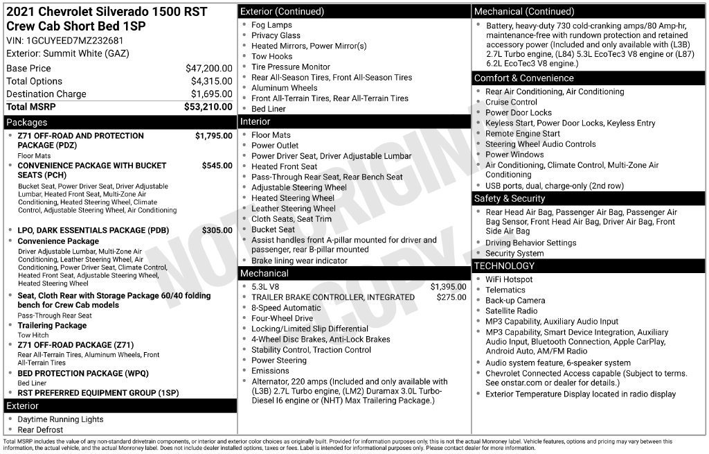 Used 2021 Chevrolet Silverado 1500 RST AWD/4WD image 24