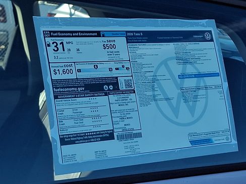 New 2026 Volkswagen Taos S image 19