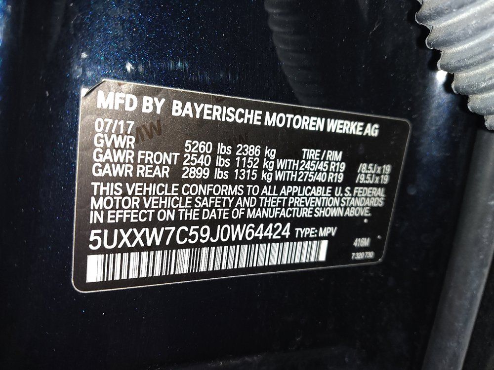 Used 2018 BMW X4 M40i AWD/4WD image 33