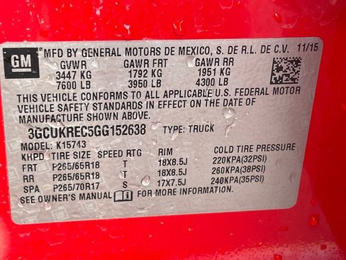 Used 2016 Chevrolet Silverado 1500 LT w/ Max Trailering Package image 30