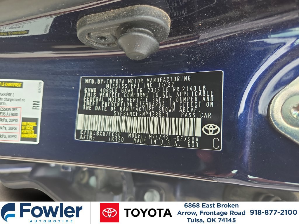 Used 2022 Toyota Corolla SE FWD image 35