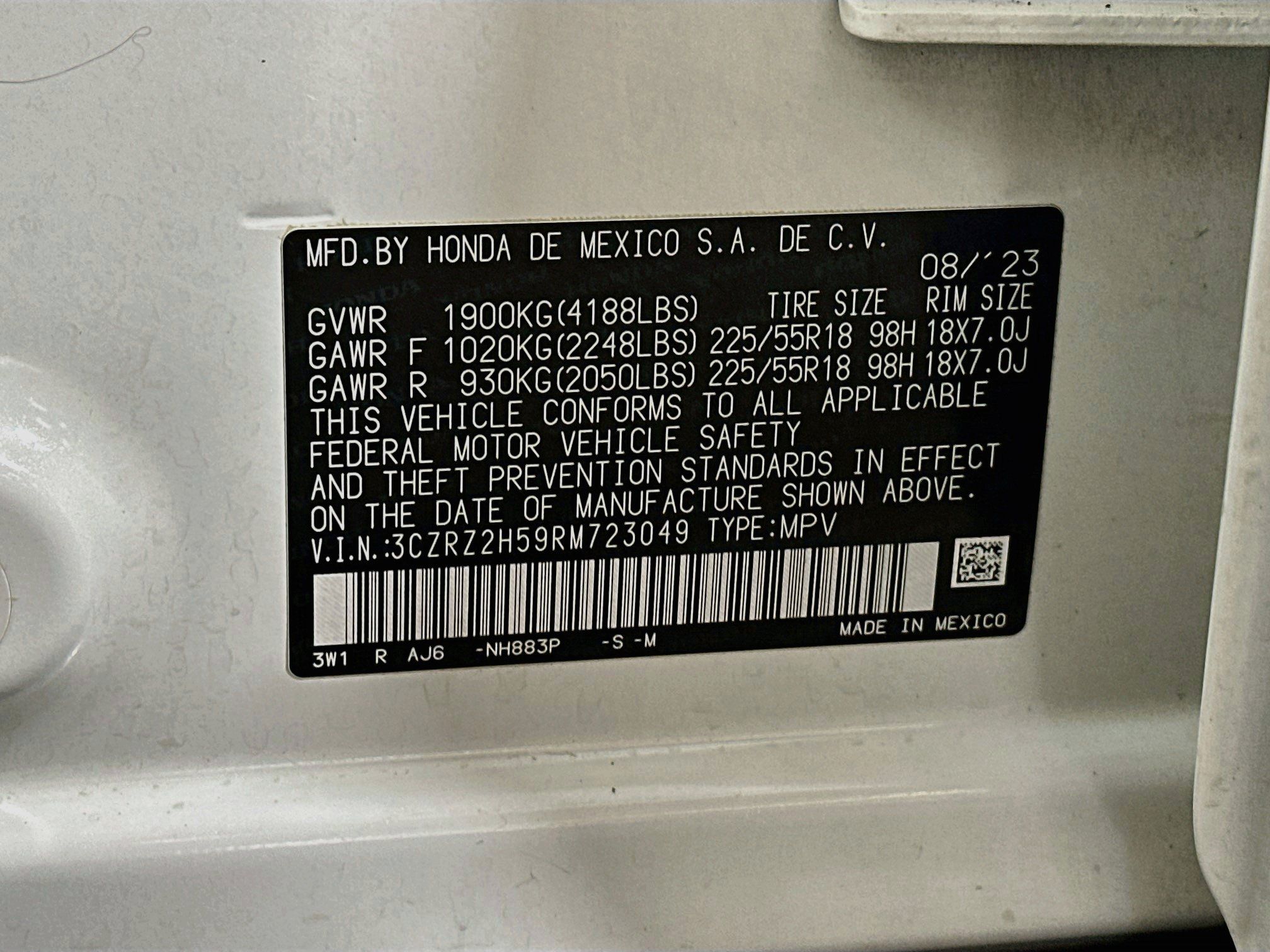 Used 2024 Honda HR-V Sport image 29