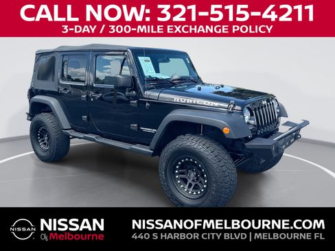 Used 2016 Jeep Wrangler Unlimited Rubicon w/ Connectivity Group AWD/4WD image 1
