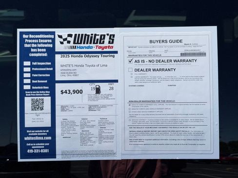 Used 2025 Honda Odyssey Touring image 35
