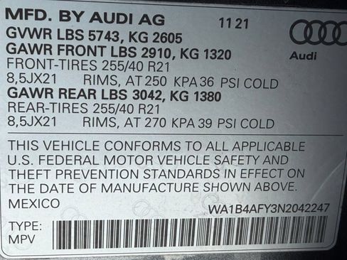 Used 2022 Audi SQ5 Premium Plus AWD/4WD image 25