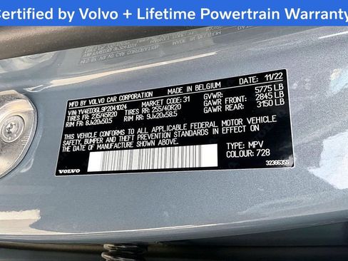 Certified 2023 Volvo C40 P8 Recharge Plus w/ Climate Package image 44