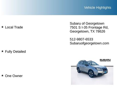 Used 2018 Subaru Forester 2.5i w/ Alloy Wheel Package image 9