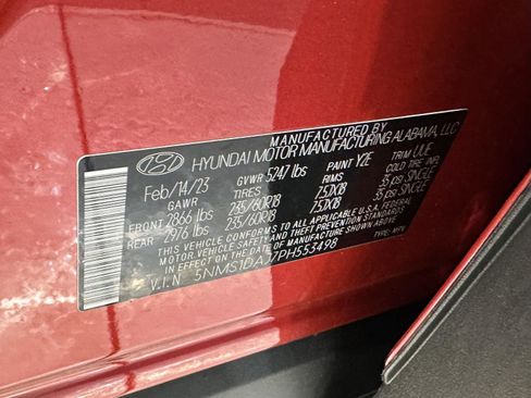 Certified 2023 Hyundai Santa Fe SE w/ Cargo Package image 16