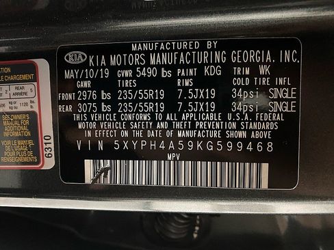 Used 2019 Kia Sorento EX image 55