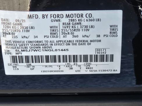 Used 2022 Lincoln Aviator Reserve w/ Elements Package Plus image 24