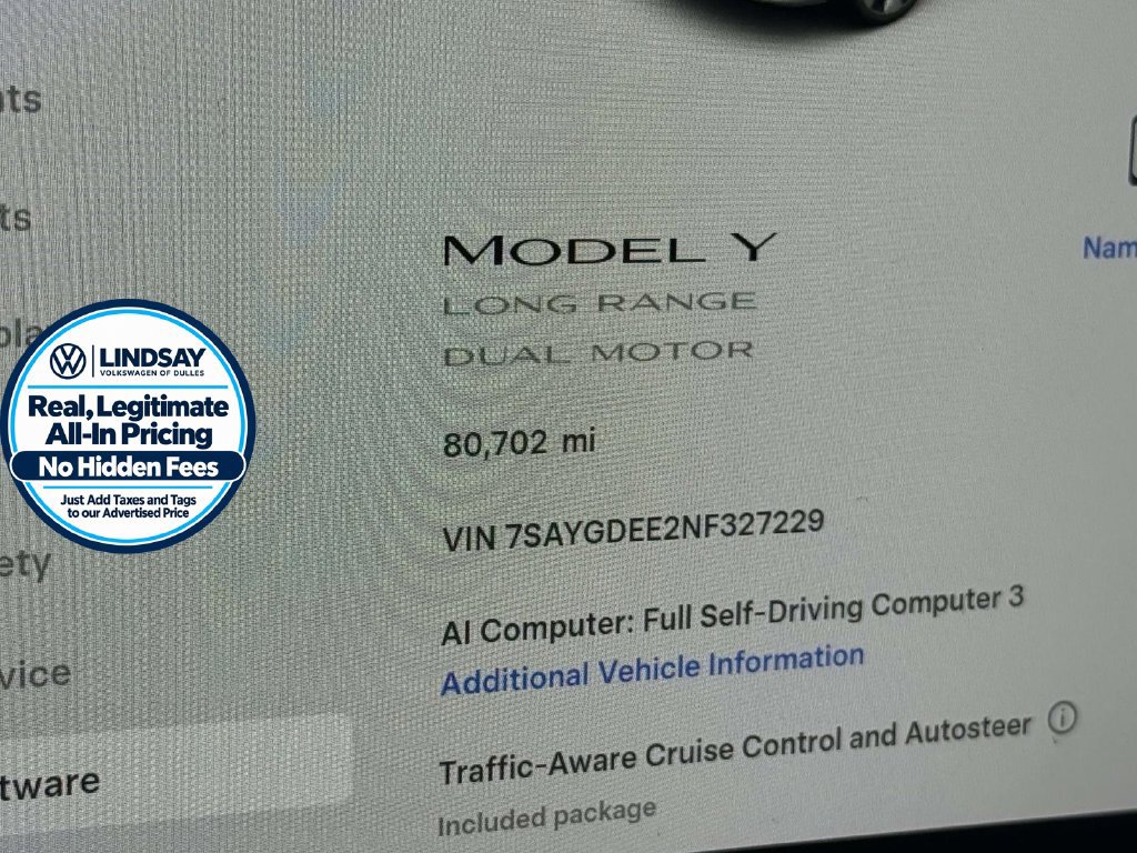 Used 2022 Tesla Model Y Long Range AWD/4WD image 29