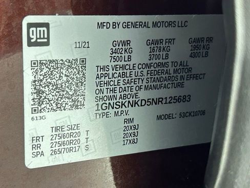 Used 2022 Chevrolet Tahoe LT w/ LT Signature Plus Package image 40