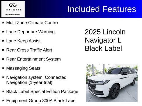 Used 2025 Lincoln Navigator L Black Label AWD/4WD image 3