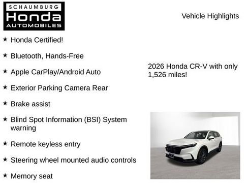 Used 2026 Honda CR-V EX-L image 14