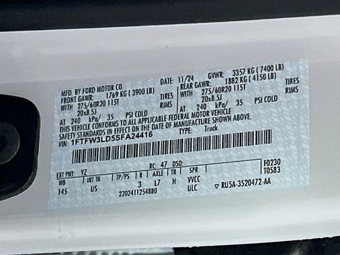 New 2025 Ford F150 XLT w/ Equipment Group 303A High image 33