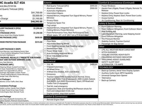Used 2020 GMC Acadia SLT w/ Driver Alert Package II AWD/4WD image 6