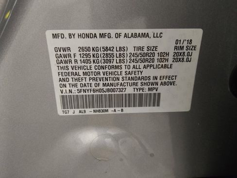 Used 2018 Honda Pilot Elite image 33