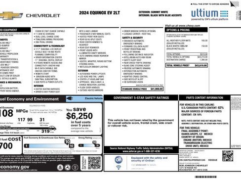 Used 2024 Chevrolet Equinox EV LT FWD image 3