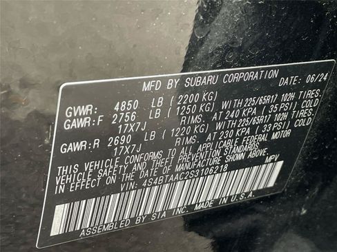 Certified 2025 Subaru Outback AWD/4WD image 30