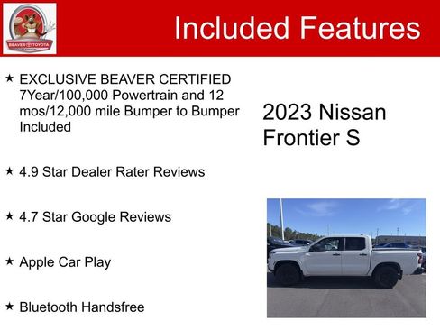 Used 2023 Nissan Frontier S w/ Technology Package image 5
