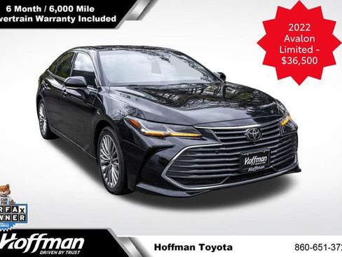 Certified 2022 Toyota Avalon Limited w/ Advanced Safety Package FWD image 1