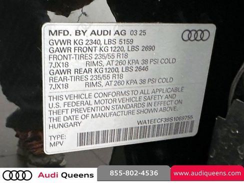Certified 2025 Audi Q3 2.0T Premium Plus w/ Premium Plus Package image 35