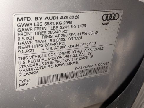 Used 2020 Audi Q7 3.0T Prestige w/ Prestige Package AWD/4WD image 27