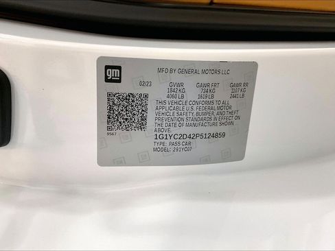 Used 2023 Chevrolet Corvette Stingray Premium Cpe w/ Z51 Performance Package image 28