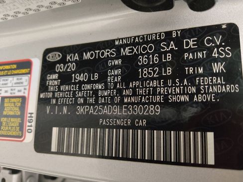 Used 2020 Kia Rio S FWD image 33
