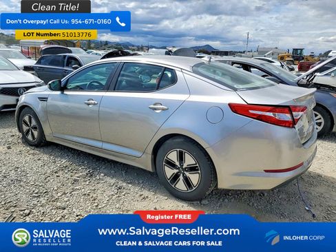 Used 2012 Kia Optima Hybrid w/ Hybrid Convenience Pkg FWD image 3