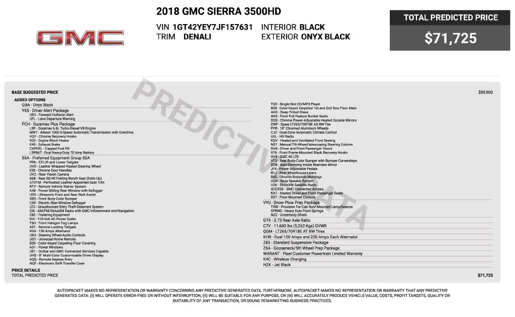 Used 2018 GMC Sierra 3500 Denali w/ Duramax Plus Package AWD/4WD image 46
