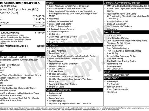 New 2025 Jeep Grand Cherokee Laredo X w/ Luxury Tech Group I image 9