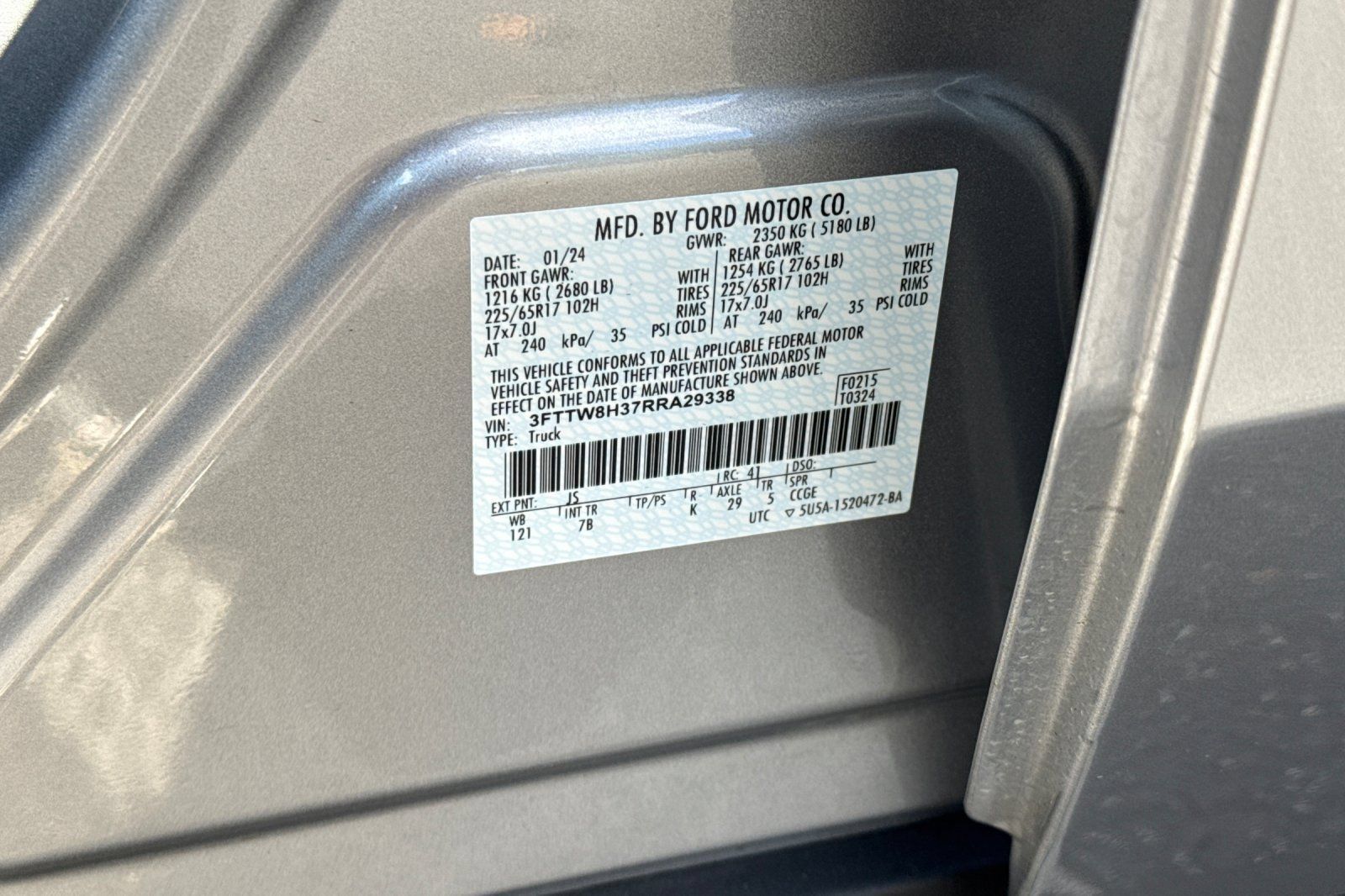 Certified 2024 Ford Maverick XLT FWD image 27