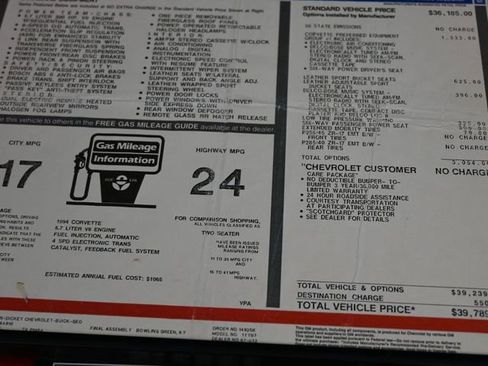 Used 1994 Chevrolet Corvette Coupe RWD image 18