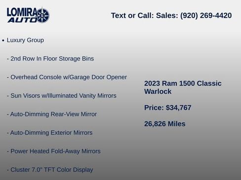 Used 2023 RAM 1500 Warlock AWD/4WD image 8