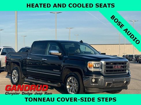 Used 2015 GMC Sierra 1500 SLT w/ SLT Crew Cab Value Package AWD/4WD image 1