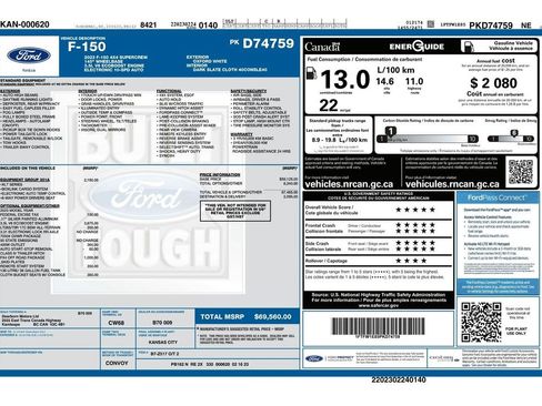 Used 2023 Ford F150 XLT w/ Equipment Group 301A Mid image 3