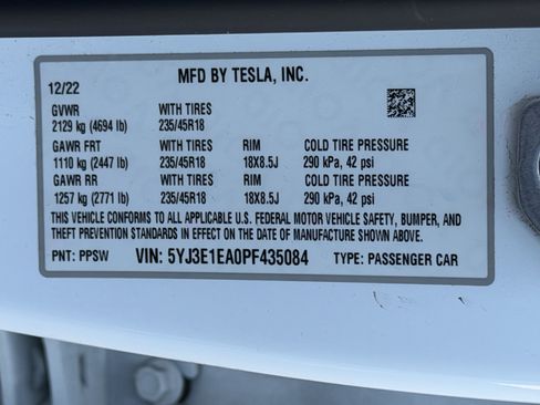Used 2023 Tesla Model 3 Standard Range RWD image 13