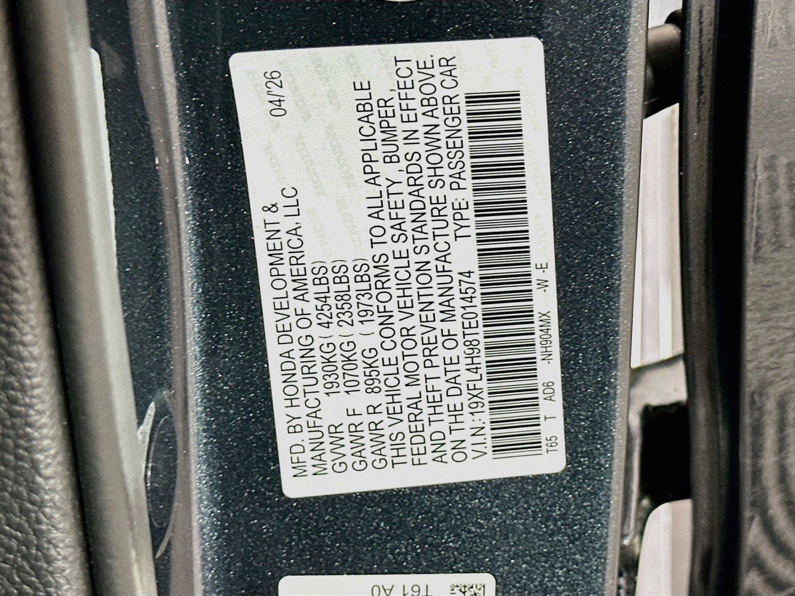 Used 2026 Honda Civic Sport Touring image 24