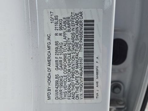 Certified 2018 Honda Accord EX image 29