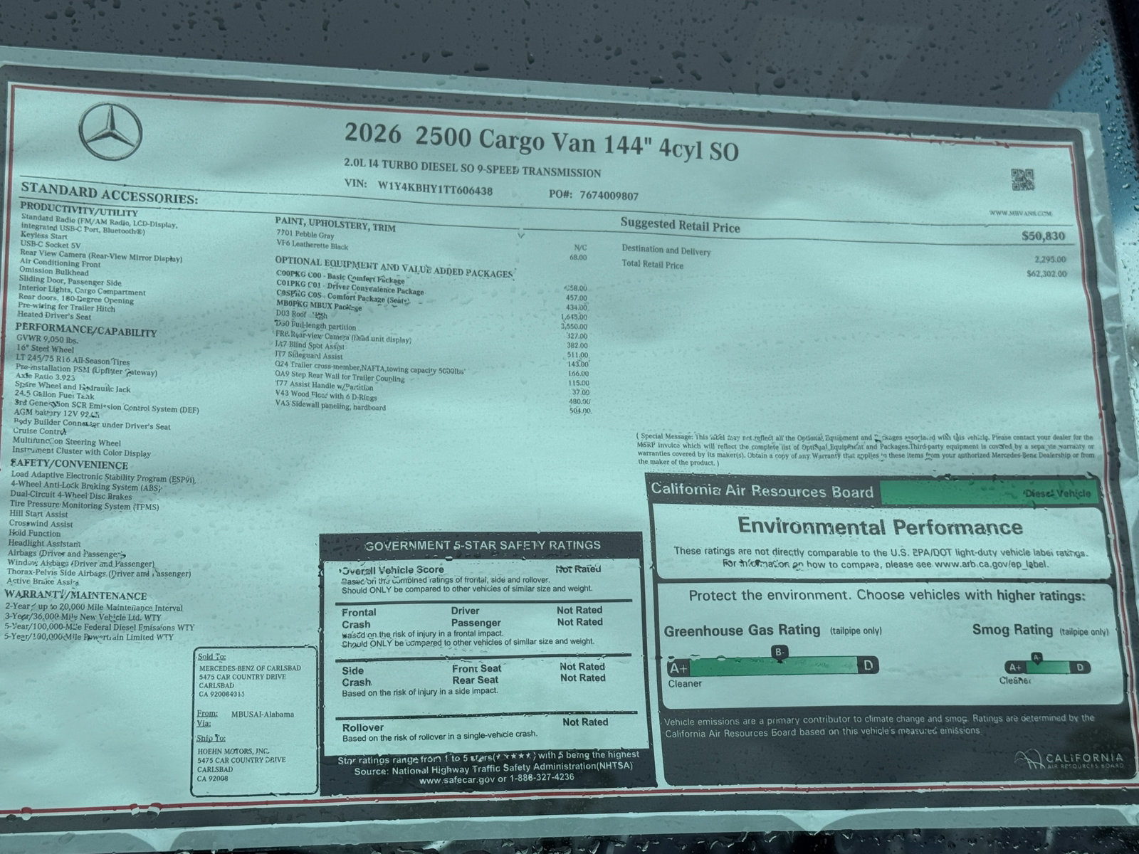 New 2026 Mercedes-Benz Sprinter 2500 image 12