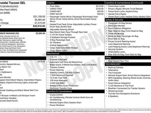 Used 2024 Hyundai Tucson SEL w/ Convenience Package AWD/4WD image 28