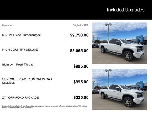 Used 2020 Chevrolet Silverado 3500 High Country w/ Z71 Off-Road Package image 5