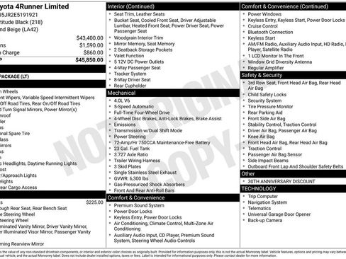 Used 2014 Toyota 4Runner Limited image 10