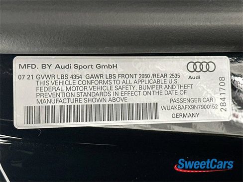 Used 2022 Audi R8 V10 performance image 48