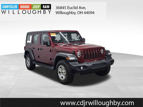 Certified 2021 Jeep Wrangler Unlimited Sport AWD/4WD image 3