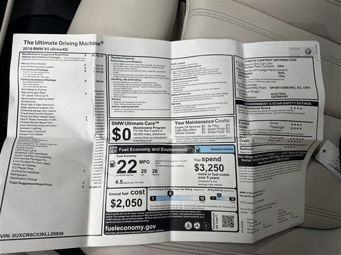 Used 2019 BMW X5 xDrive40i w/ Convenience Package AWD/4WD image 23