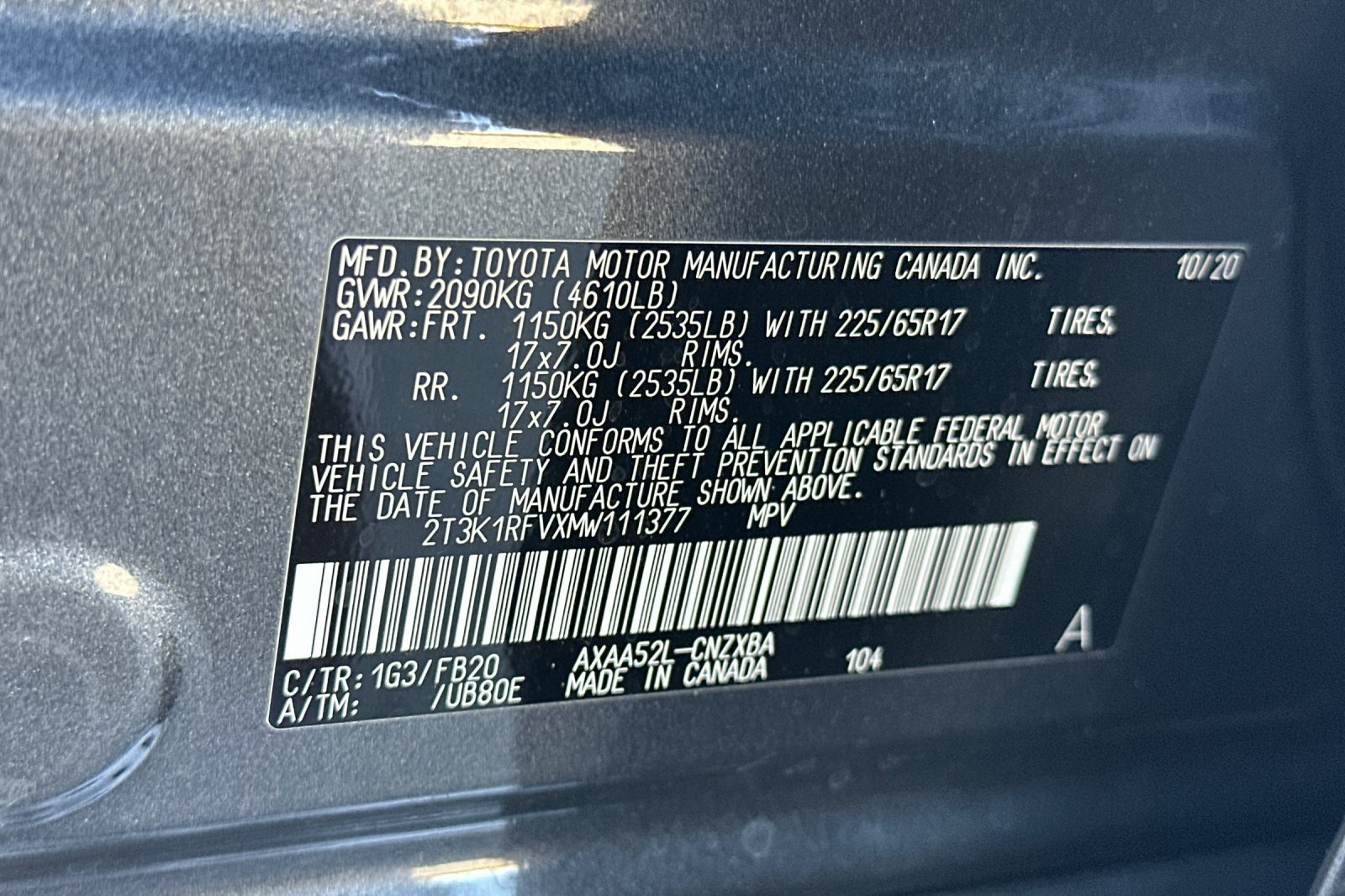 Used 2021 Toyota RAV4 LE FWD image 27